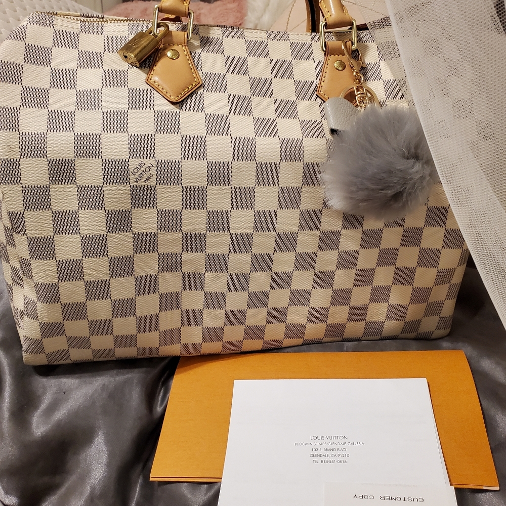 Loui vuitton speedy 35 Damier Azur